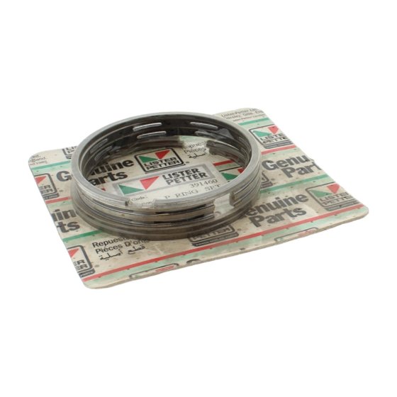 Piston Ring Set Standard Size to fit Petters Paz Single Cylinder Diesel Engine - 391460