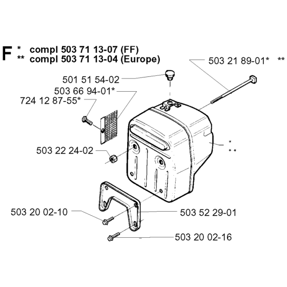 Muffler Assembly for 394XP