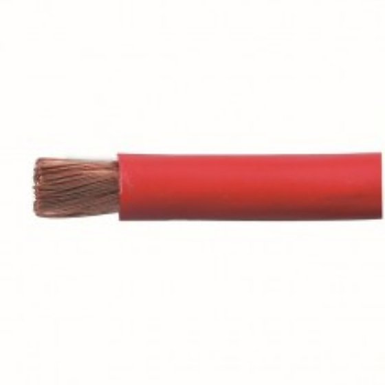 Red Copper Core Flexible PVC Starter Cable - 60mm x 30m - 3-983-15