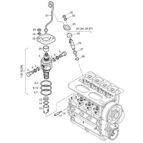 Injection Equipment for Hatz 3L41C