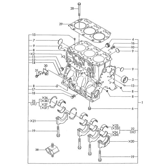 Cylinder Block Assembly
