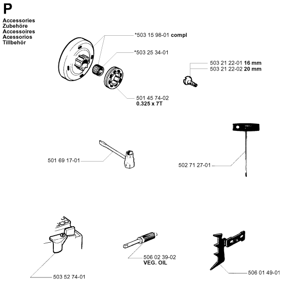 Husqvarna 40 Chainsaw Accessories