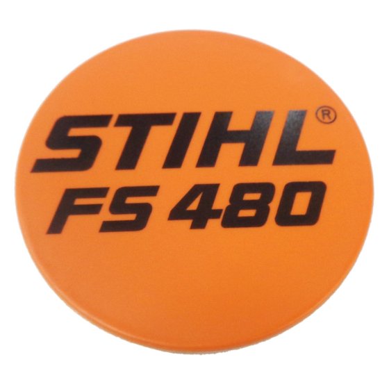 Model Plate for Stihl FS480 - 4128 967 1510