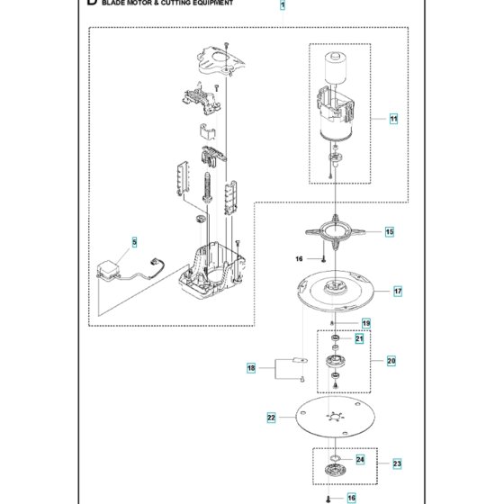 Blade Motor Assembly