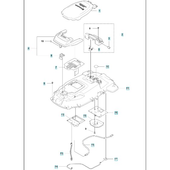 Upper Chassis for Husqvarna 415X