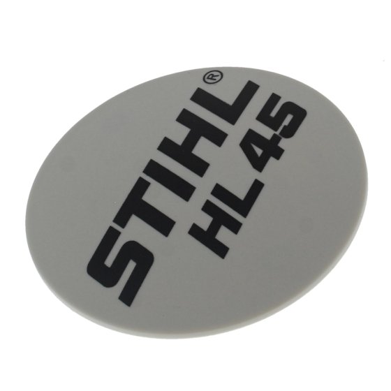 Model plate for Stihl HL 45 Extended Reach Hedgetrimmer - 4232 967 1500