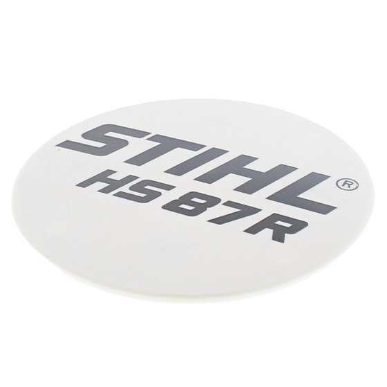 Model plate for Stihl HS82, HS87 Hedge Trimmers - 4237 967 1509