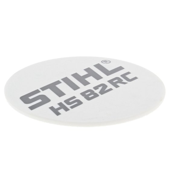 Model Plate for Stihl HS82RC Hedgetrimmers - 4237 967 1510