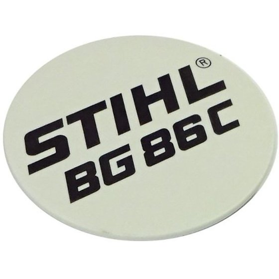 Model Plate for Stihl BG86C BG86CE Blowers - 4241 967 1505