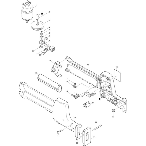 Makita 4390D Main Assembly