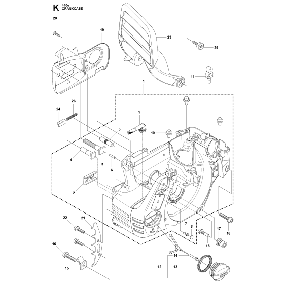 Crankcase Assembly for 440e