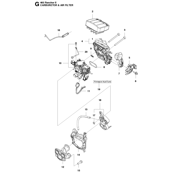 Carburetor & Air Filter for Husqvarna