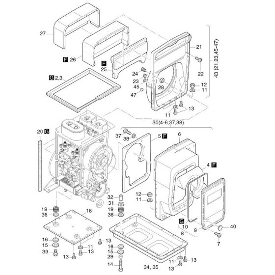 Capsule C/K Assembly for Hatz