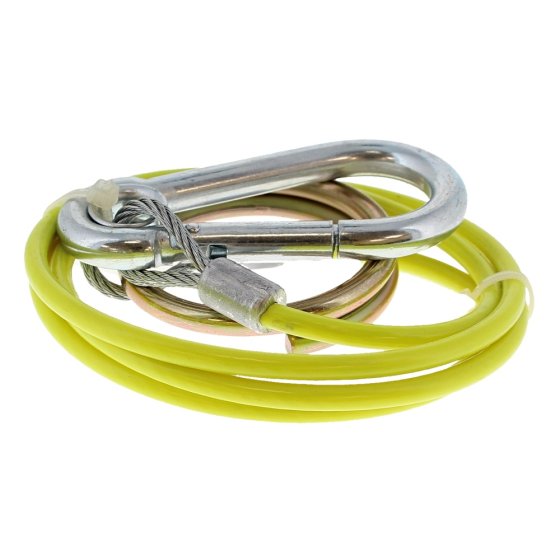 Yellow Hi-Vis Breakaway Cable - 1 Metre Length