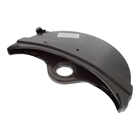 Grey Wheel Guard Assembly 16" for Husqvarna K2500 Disc Cutter - OEM No. 506 34 05-46