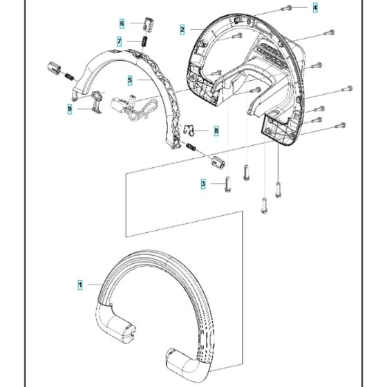 Handle Equipment for Husqvarna