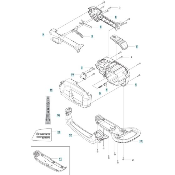 Housing for Husqvarna 520iHT4