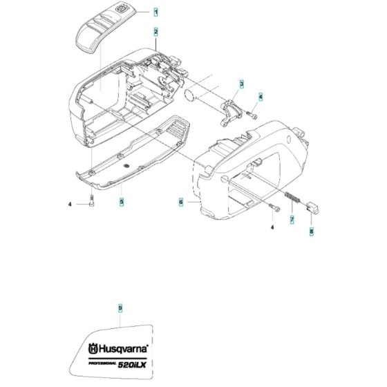 Housing for Husqvarna 520iLX