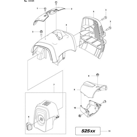 Cover Assembly for Husqvarna