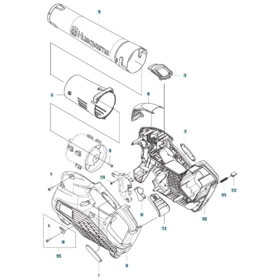 Chassis for Husqvarna 525iB