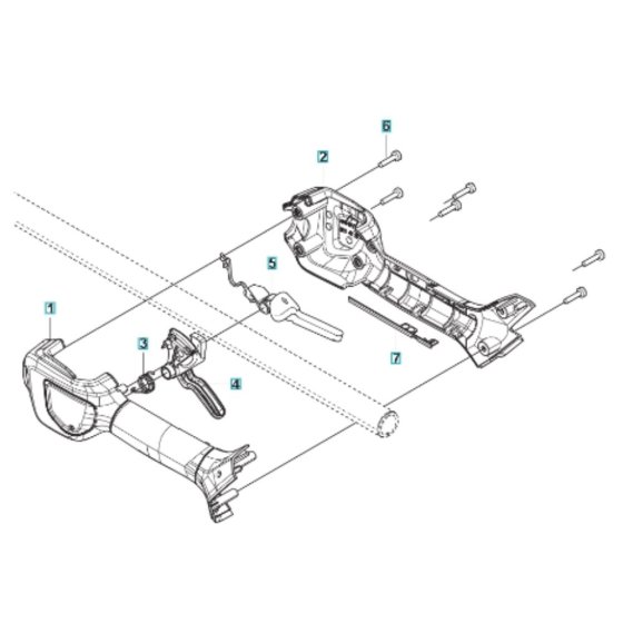 Handle for Husqvarna 525iLK