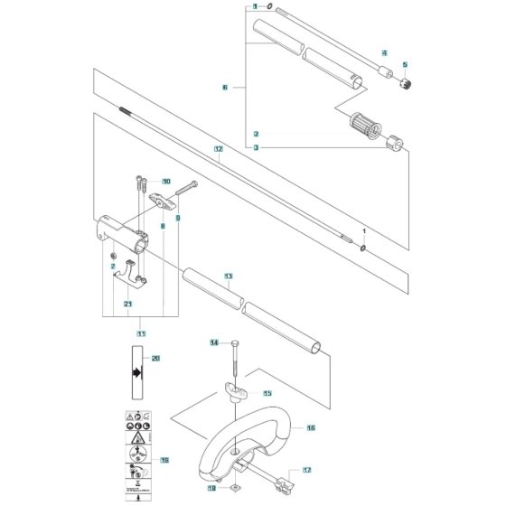 Shaft and Handle for 525iLK