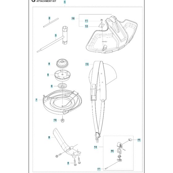 Husqvarna 525iLST Attachments