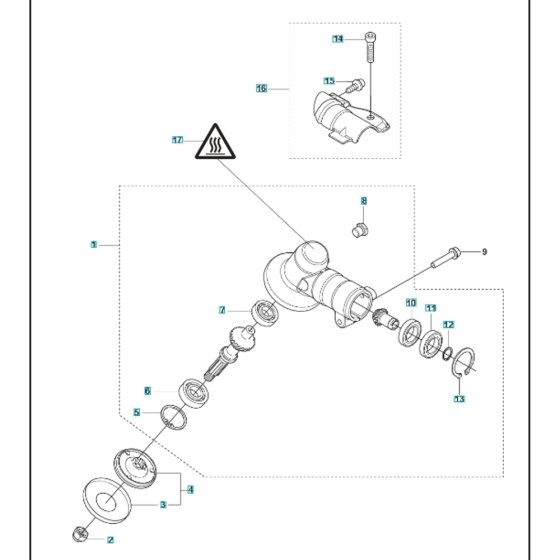 Bevel Gear Assembly for 525iLST