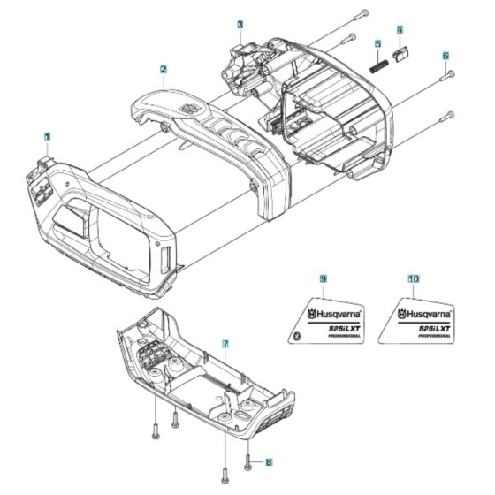 Housing for Husqvarna 525iLXT