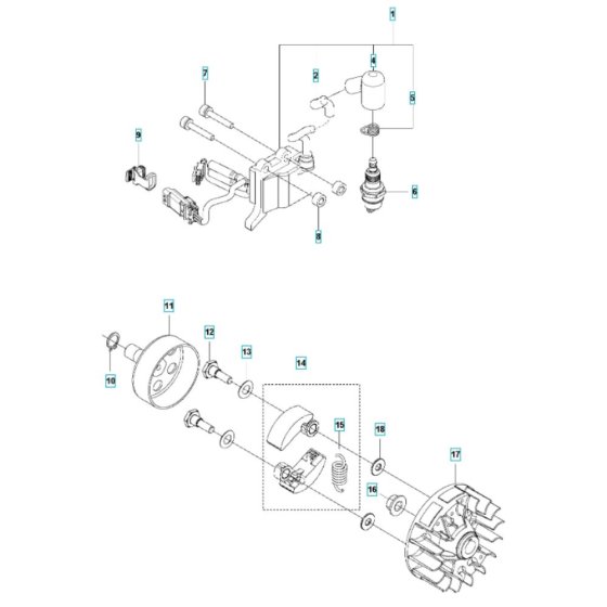 Ignition Assembly for Husqvarna
