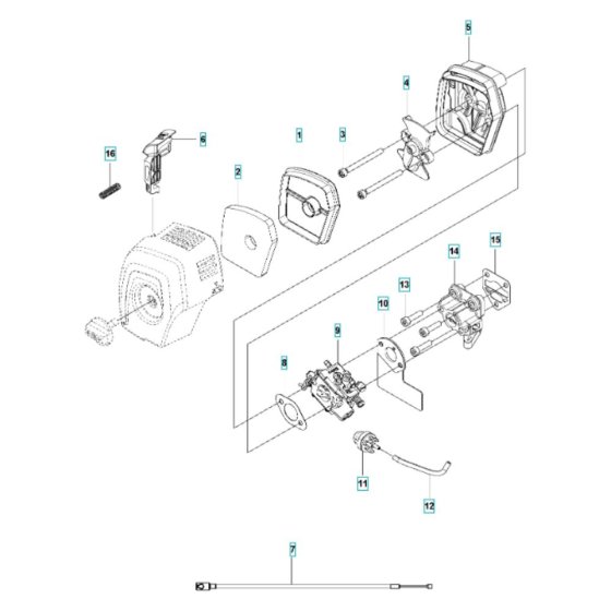 Air Filter Assembly for Husqvarna