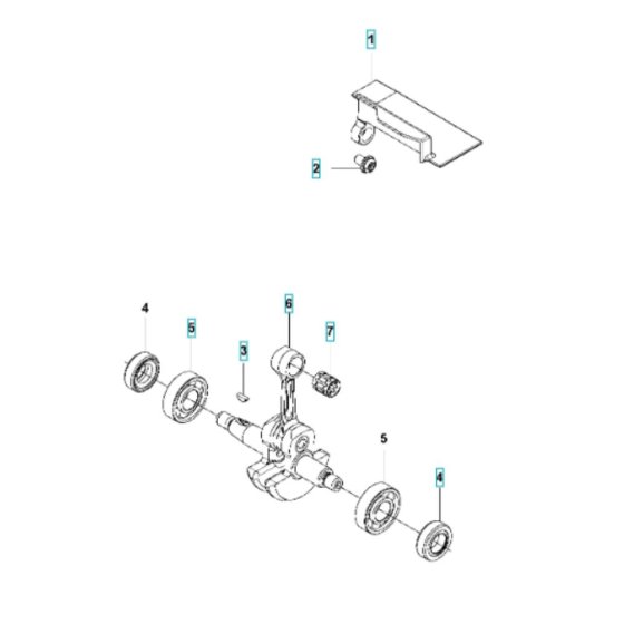 Crankshaft Assembly for Husqvarna