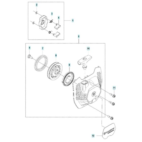 Starter Assembly for Husqvarna