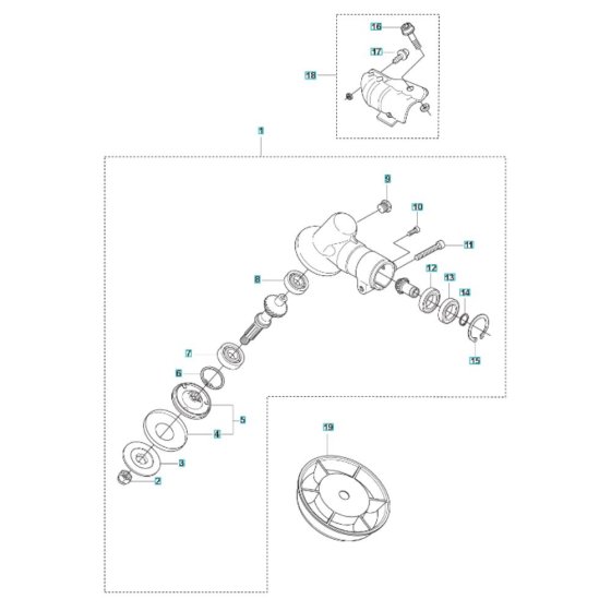 Bevel Gear Assembly for 525RX