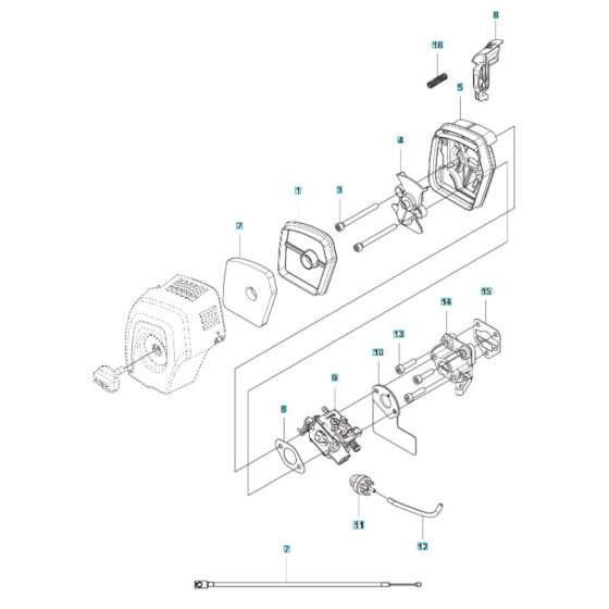 Air Filter Assembly for Husqvarna