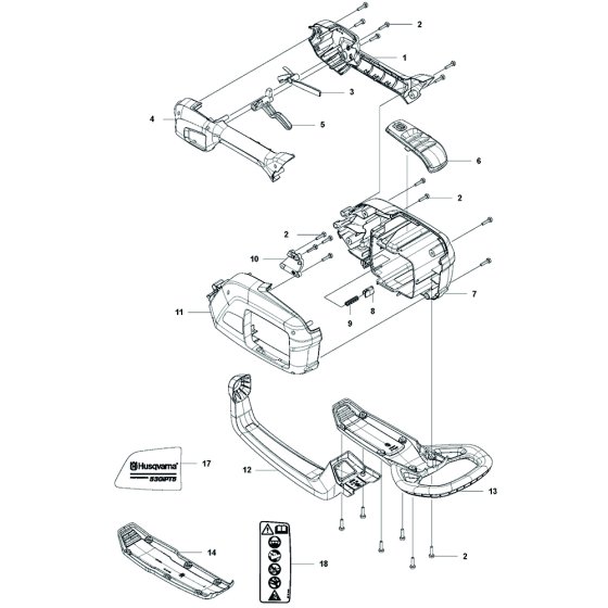 Housing for Husqvarna 530iPT5