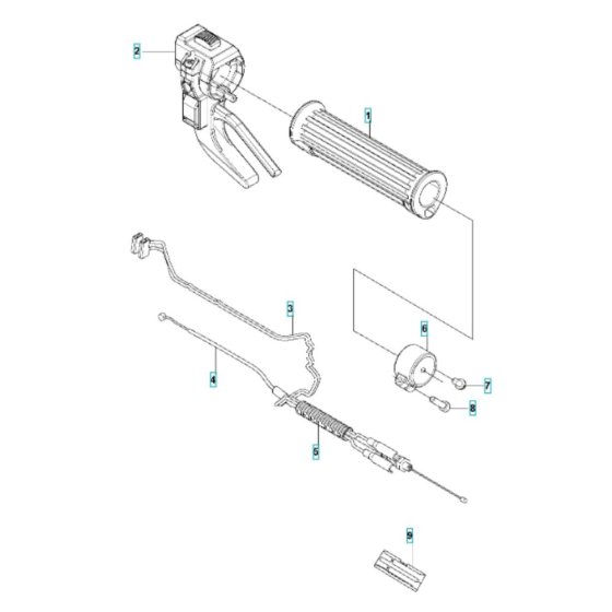 Throttle Assembly for Husqvarna