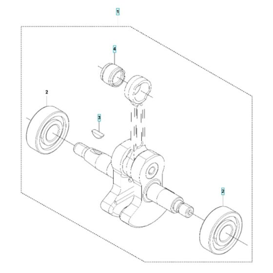 Crankshaft Assembly for 531RB