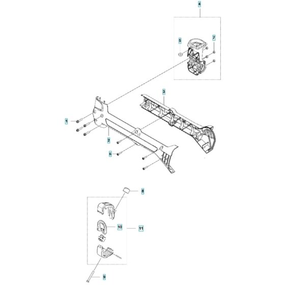 Suspension for Husqvarna 535iFR