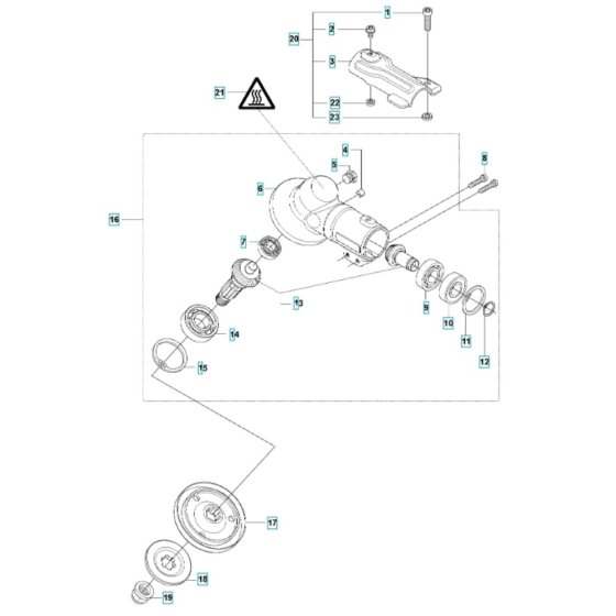 Bevel Gear for Husqvarna 535iFR