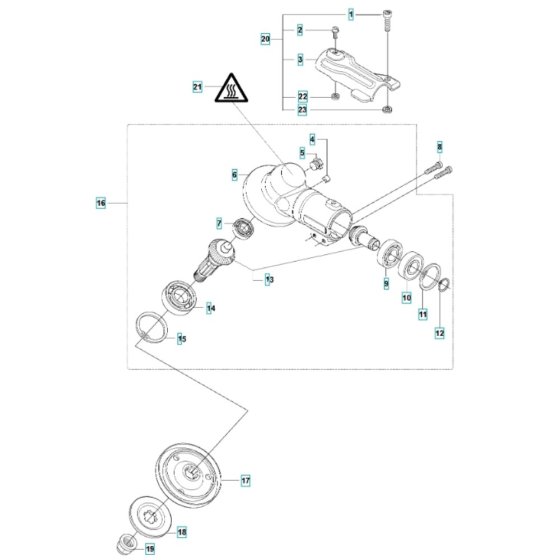 Bevel Gear for Husqvarna 535iRX