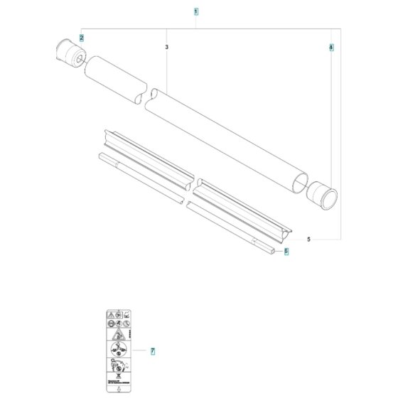 Shaft for Husqvarna 535iRX