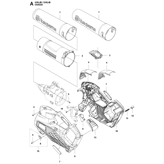 Tube Assembly for Husqvarna 535LIB