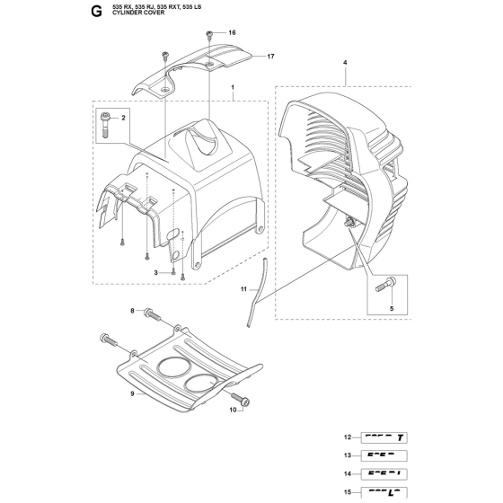 Cylinder Cover for 535RXT