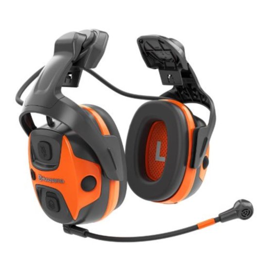 Husqvarna X-COM Active, helmet mount