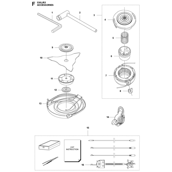 Husqvarna 536LiRx Accessories
