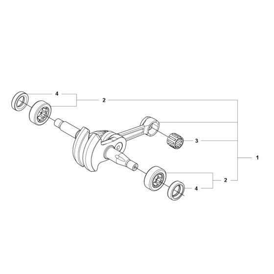 Crankshaft Assembly for Husqvarna
