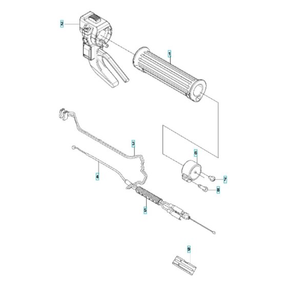 Throttle Assembly for Husqvarna