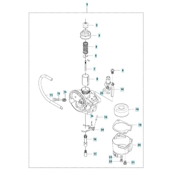 Carburettor Assembly for 541RB
