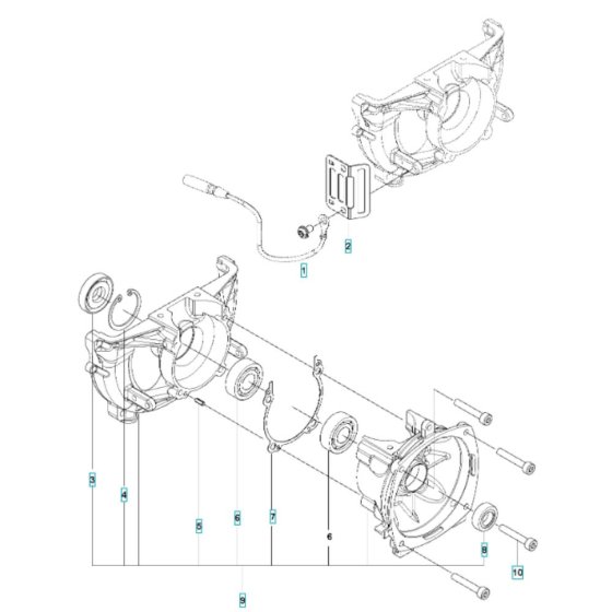 Crankcase Assembly for Husqvarna